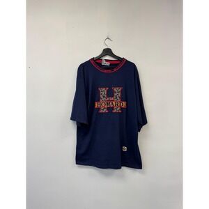 Vintage Howard Shirt XL Navy Blue Conic H Graphic College Oversized Crewneck